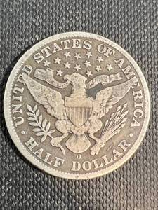 1908-O US BARBER HALF DOLLAR FINE OR BETTER