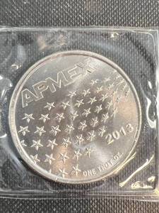 1 TROY OZ .999 FINE SILVER APMEX ROUND