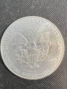 2019 AMERICAN SILVER EAGLE 1 TROY OZ .999 FINE SILVER