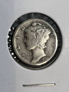 2 MERCURY DIMES 1930 1930-S