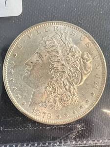 1879-S US MORGAN SILVER DOLLAR UNC