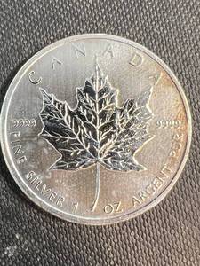 2011 CANADA SILVER MAPLE LEAF 1 TROY OZ .9999 FINE SILVER
