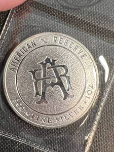1 TROY OZ .999 FINE SILVER AMERICAN RESERVE ROUND