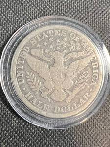 1912 US BARBER HALF DOLLAR IN AIRTITE