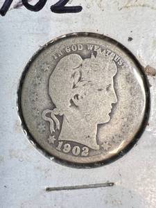 5 BARBER QUARTERS 1902 1903 1903-O 1904-O 1909-O