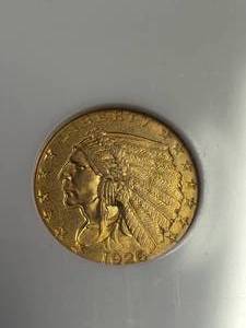 1926 US $2.50 GOLD INDIAN MS63 NGC