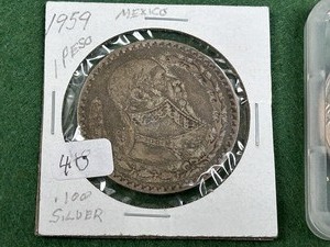 Mexico Silver Peso & Ike Dollar