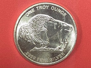 (1) Sunshine BUFFALO SILVER ROUND