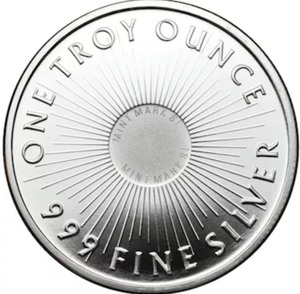(1) SUNSHINE MINT 1oz SILVER ROUND