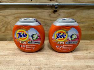 lot 78 image: TIDE Lot of 2- Containers of TIDE Pods (54 per container)- April Fresh