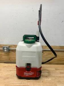 lot 7 image: MILWAUKEE M18 18-Volt 4 Gal. Lithium-Ion Cordless Switch Tank Backpack Pesticide Sprayer (Tool-Only)