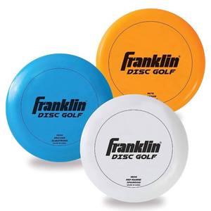 lot 44 image: FRANKLIN SPORTS Disc Golf 3 Pack