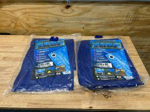 lot 45 image: Lot of 2- All Purpose Tarps (6 x 8)