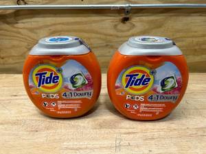 lot 48 image: TIDE Lot of 2- Containers of TIDE Pods (54 per container)- April Fresh