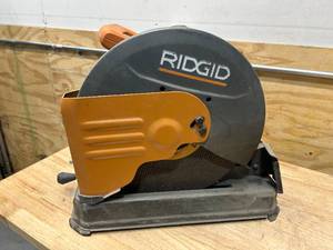 lot 64 image: RIDGID 15 Amp 14 Chop Saw