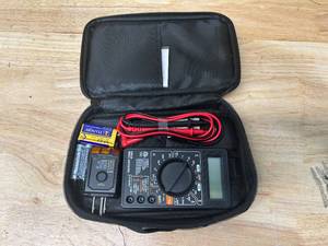 lot 110 image: EM830 Digital MultimeterElectrical Tester Kit