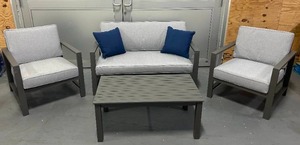 lot 4B image: SIGNATURE DESIGN by ASHLEY OutdoorPatio 4-Piece Outdoor Seating Package PKG013819 at Gardner Outlet Furniture