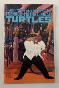 lot 32 image: 1989 Eastman And Lairds Teenage Mutant Ninja Turtles Comic Book (Carded In Protective Sleeve)