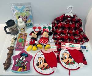 lot 39 image: Large Group Of Misc. Disney Items Including Mickey Mouse And More