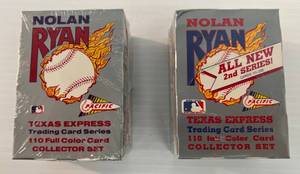 lot 79 image: 1991-92 Nolan Ryan Trading Card Series Sealed Boxes