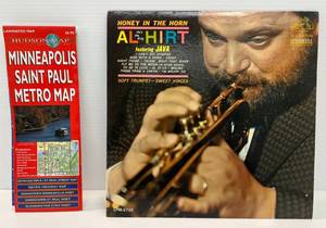 lot 81 image: 1963 Honey In The Horn Al Hes The King Hirt Album And Minneapolis St. Paul Metro Map