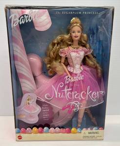 lot 132 image: RARE 2001 Barbie SUGAR PLUM PRINCESS The Nutcracker #50792 NIB