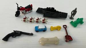 lot 144 image: Group Of Vintage Toys Including Vintage Lesney Matchbox Motorcycle