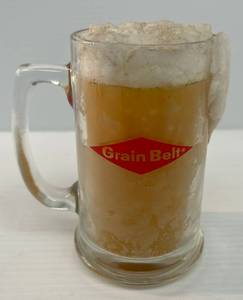 lot 154 image: RARE (ONE OF A KIND) Vintage Grain Belt Beer Display Prop 5 12 Tall
