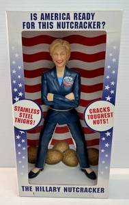 lot 164 image: 2007 Hillary Clinton Nutcracker NIB