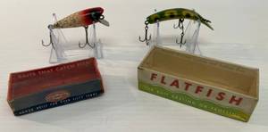 lot 166 image: Two Vintage Fishing Lures In Original Boxes