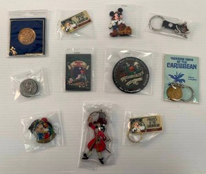lot 170 image: Group OF Disney Misc. Items Including Keychains And More