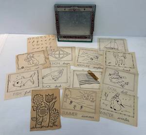 lot 182 image: Vintage Boy Rangers Star JR Graph Catholic Order Of Foresters With Original Box