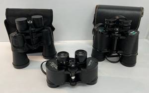 lot 189 image: Group Of Misc. Binoculars Some In Case