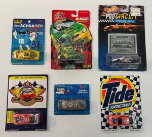 lot 204 image: Group Of Misc. Die-Cast Nascars NIB