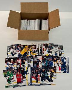 lot 209 image: Group Of Misc. Unsorted NHL Cards In Box