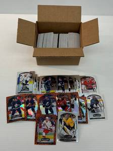 lot 211 image: Group Of Misc. Unsorted NHL Cards In Box