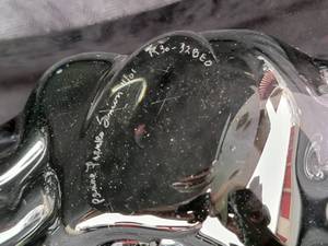lot 18 image: MCM Penne Franks Simon Shimmering Wave Mercury Water Bowl Centerpiece