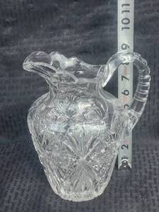 lot 136 image: American Brilliant Cut Glass Pitcher
