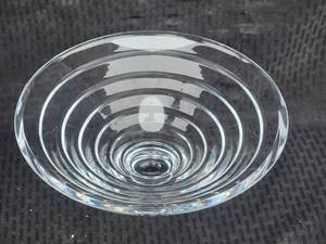 lot 180 image: Nambe Linea Roulette Crystal Bowl, signed