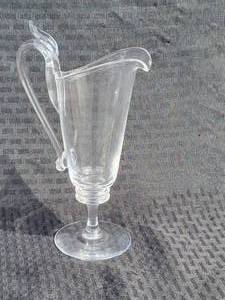 lot 54 image: Steuben Helmet-form Footed Pitcher