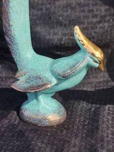 lot 60 image: California Original Pottery Art Deco Pheasant Statues