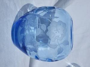 lot 90 image: Vintage Tiffin Series of Cobalt Glass Group