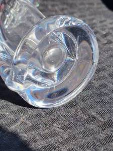 lot 151 image: French Calla Lily Vase Vannes Crystal