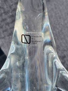 lot 44 image: V Nason & C Murano Italy Penguin