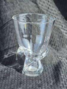 lot 56A image: Beautiful Vintage Signed Steuben Serpent Crystal Vase