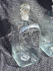 lot 169 image: Barber Bottle Decanters, pair
