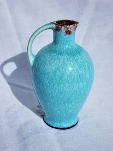 lot 142C image: Turka Royal Majolica Style Creamer Pitcher  Blue