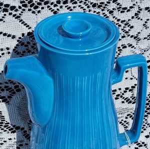 lot 206A image: Vintage Red Wing Fine Art Ceramic Pitcher - Sky Blue