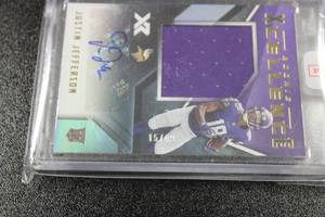 2020 XR Rookie Xcellence RPA Rookie Patch Autograph Justin Jefferson #RXC-JE 1549  Only 49 Exist