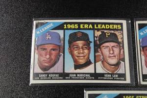 1966 Topps Sandy KoufaxBob Gibson Lot  3 Cards